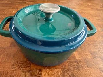 Sola geëmailleerde gietijzeren braadpan – groen/blauw, 24 cm beschikbaar voor biedingen