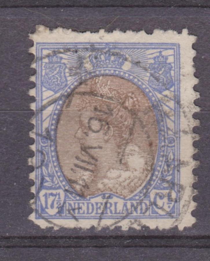 Nederland 67 gebruikt Wilhelmina 1899 ; Nederland 10% CW, Postzegels en Munten, Postzegels | Nederland, Gestempeld, T/m 1940, Verzenden