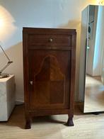 Antiek notenhouten Kastje met Lade, Huis en Inrichting, Kasten | Dressoirs, Gebruikt, Met lade(s), Overige houtsoorten, 50 tot 75 cm