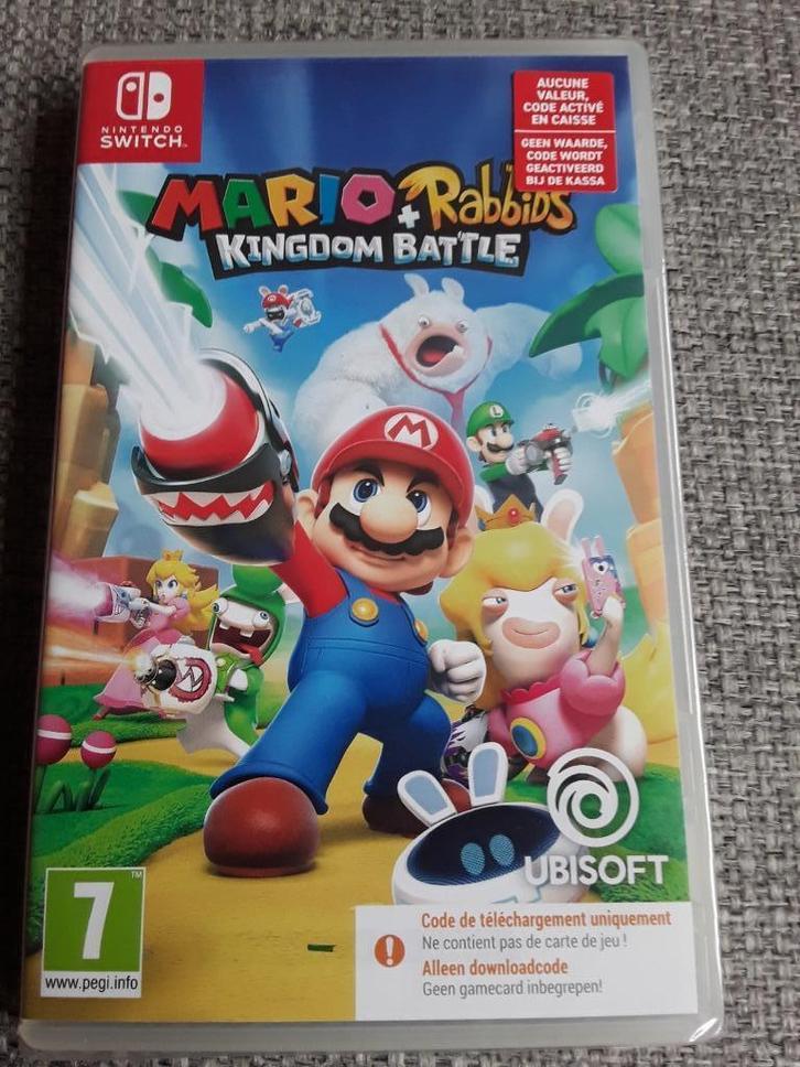 Nintendo Switch Game Mario + Rabbids Kingdom Battle  NIEUW, Spelcomputers en Games, Games | Nintendo Switch, Nieuw, Avontuur en Actie