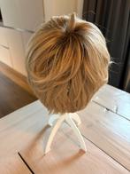 Blonde Korte Pruik - Super Kwaliteit, Ophalen of Verzenden, Zo goed als nieuw, Pruik of Haarverlenging