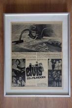 Kranten knipsel Elvis Presley 22 x filmdoek, Ophalen of Verzenden, Zo goed als nieuw, Boek, Tijdschrift of Artikel