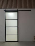 Metalen schuifdeur / barndoor, Ophalen, 80 tot 100 cm, 215 cm of meer, Binnendeur