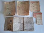 Eibergen persoonsbewijs en 2 distributie stamkaarten wo2, Ophalen of Verzenden, Landmacht