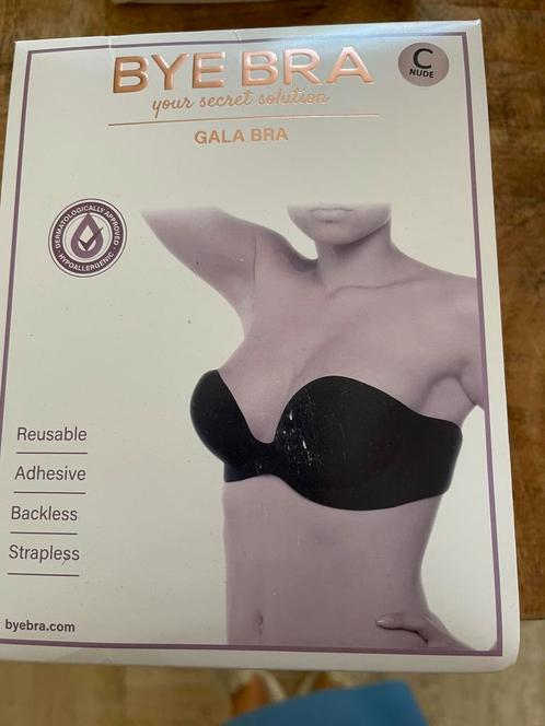 Strapless plak bh maat e cup zwart en c cup huidkleur, Kleding | Dames, Ondergoed en Lingerie, Overige typen, Zwart, Verzenden