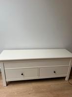 Witte Opbergbank met Lades, Ophalen, Kunststof, 100 tot 150 cm, Zo goed als nieuw