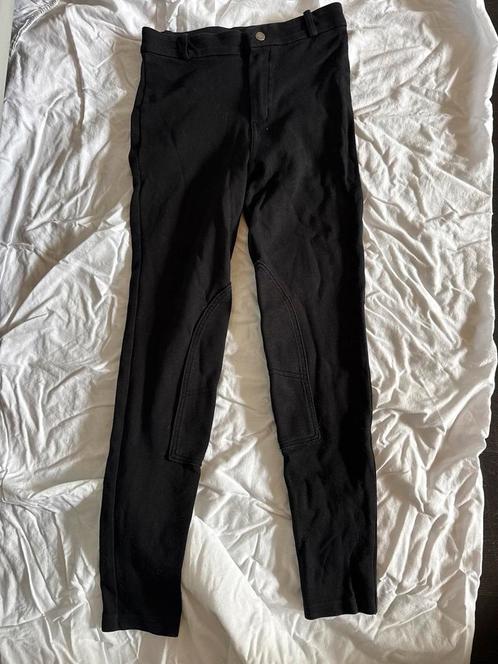 Zwarte Paardrijbroek Fouganza maat 14 jaar, Dieren en Toebehoren, Paardrijkleding, Gebruikt, Kinderen, Bovenkleding, Ophalen of Verzenden