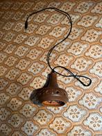 Retro hanglamp bruin, Overige materialen, Gebruikt, Ophalen of Verzenden