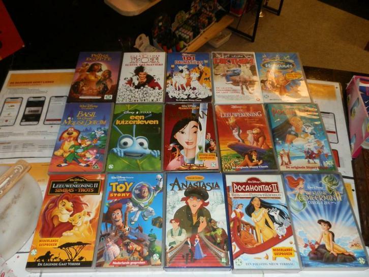 Disney videobanden partij 15 stuks ., Verzamelen, Disney, Zo goed als nieuw, Overige typen, Overige figuren, Ophalen of Verzenden