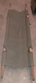 Vintage Veldbed / Brancard - Decoratief Item, Ophalen, Gebruikt, Hout, Inklapbaar