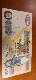 Prachtig bankbiljet 100 Kwacha uit Zambia uit 2010 UNC, Postzegels en Munten, Bankbiljetten | Afrika, Los biljet, Zambia, Ophalen of Verzenden