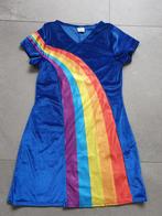 K3  studio 100 blauw jurkje met regenboog 152 cm 9 - 12 jaar, Ophalen of Verzenden, Zo goed als nieuw, 146 t/m 152, Meisje