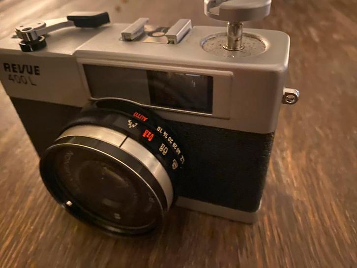 Revue 400L Vintage Camera, Audio, Tv en Foto, Fotocamera's Analoog, Gebruikt, Compact, Overige Merken, Ophalen of Verzenden
