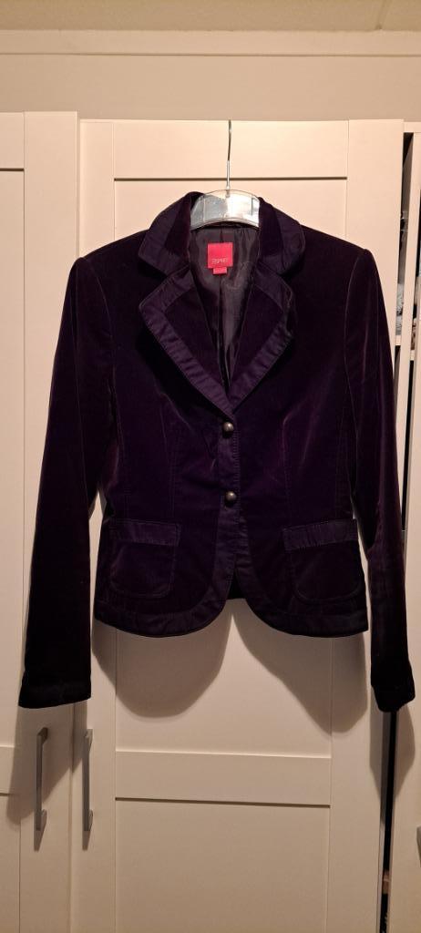 Feestelijk colbertjasje Esprit, Kleding | Dames, Jasjes, Kostuums en Pakken, Gedragen, Jasje, Maat 38/40 (M), Zwart, Ophalen of Verzenden
