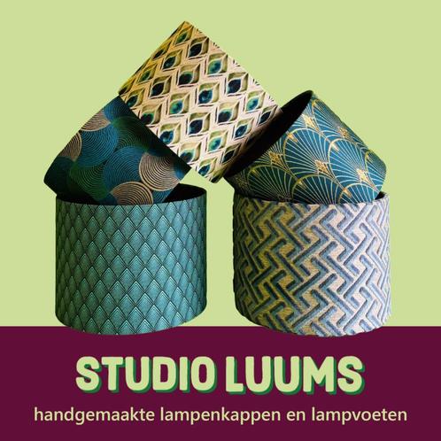 STUDIO LUUMS handgemaakte lampenkappen en lampvoeten, Huis en Inrichting, Lampen | Tafellampen, Ophalen of Verzenden
