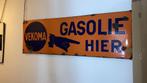 Emaille reclame bord, Ophalen, Gebruikt, Reclamebord