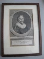 Hugo de Groot boekenkist Loevestein gravure ets, Ophalen