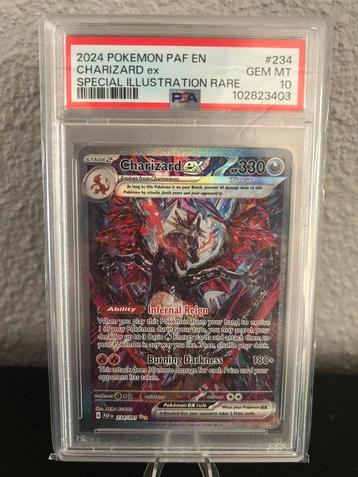 psa 10 Charizard EX 234 Paldean Fates beschikbaar voor biedingen