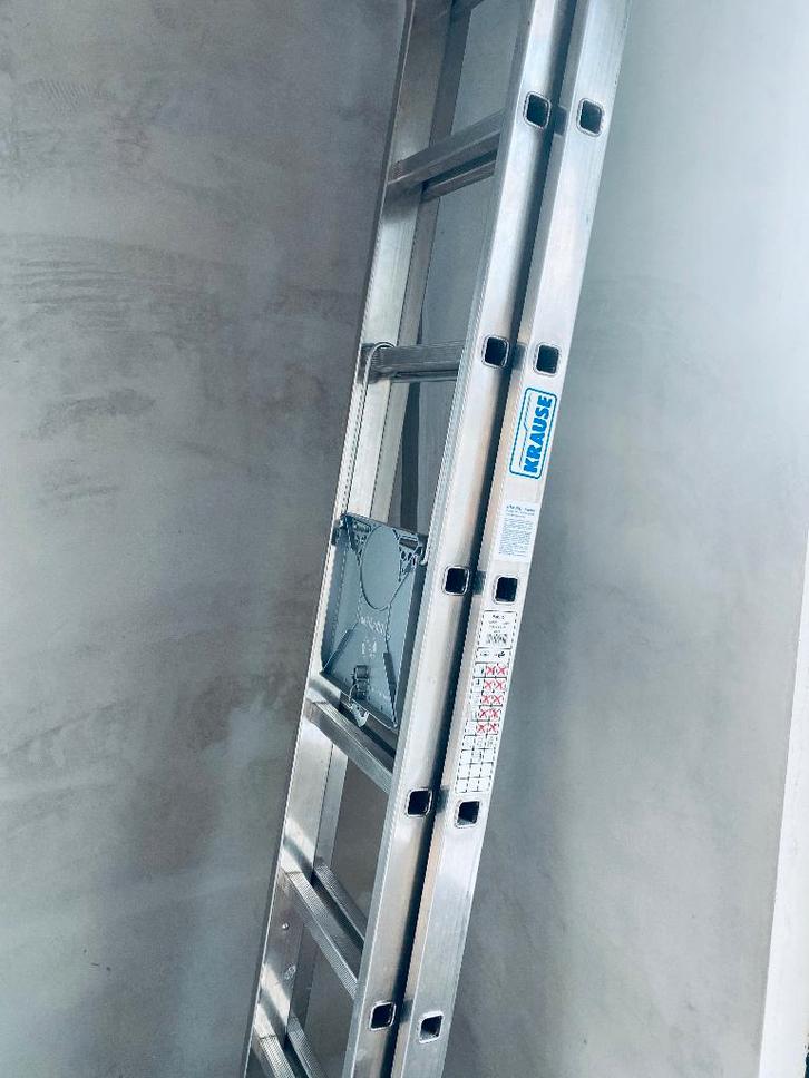 Krause Schuifladder, Fabilo 120540 (2x9) (2,89m/4,37m), Doe-het-zelf en Verbouw, Overige Doe-het-zelf en Verbouw, Ophalen