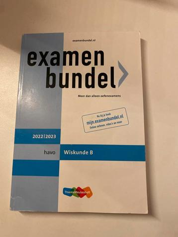 Examenbundel HAVO Wiskunde B 2023 beschikbaar voor biedingen