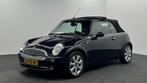 Mini Cabrio 1.6 Cooper Chili AIRCO CRUISE LM LEDER/STOF., Auto's, Mini, Gebruikt, Zwart, 4 cilinders, 4 stoelen