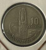 10 centavos guatemala 1969, Postzegels en Munten, Munten | Azië, Midden-Oosten, Ophalen of Verzenden