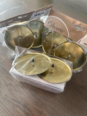 Kandelaar stekers 12x goud beschikbaar voor biedingen