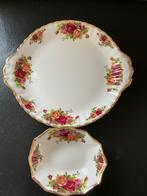 Vintage Royal Albert Old Country Roses Serveerschaal en Bonb, Ophalen of Verzenden