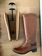 Leren laars – Lei / Bitter - maat 38 – met laarzenspanners, Kleding | Dames, Schoenen, Hoge laarzen, Bruin, Verzenden, Bitter