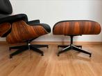 Lounge Chair XL Replica Palissander Hout Zwart Leder, Huis en Inrichting, Fauteuils, Vintage, Nieuw, Ophalen of Verzenden, 50 tot 75 cm