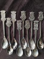 9 Verzilverde theelepeltjes, Antiek en Kunst, Ophalen of Verzenden