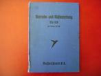 Betriebs- und Rustanleitug Me109E mit Motor DB601. (34)., Verzamelen, Militaria | Tweede Wereldoorlog, Verzenden, Luchtmacht, Duitsland