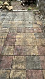 14,5 m2 Gemengde kleur stoeptegels GRATIS, Tuin en Terras, Tegels en Klinkers, Ophalen, Zo goed als nieuw, Beton, Terrastegels