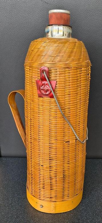 Vintage Bamboe Thermosfles beschikbaar voor biedingen