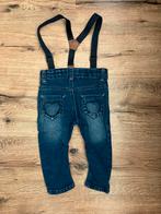 Kinderkleding spijkerbroek broekje met bretels HEMA maat 74, Kinderen en Baby's, Broekje, Ophalen of Verzenden, Zo goed als nieuw
