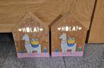 2 decoratie huisjes/lampje Lama., Ophalen of Verzenden, Zo goed als nieuw, Lamp