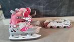 Nijdam 2-in-1 Schaatsen/Skeelers verstelbare in maat 29-32, Overige typen, Ophalen of Verzenden, Zo goed als nieuw, Nijdam