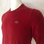 Lacoste trui - ronde hals - classic fit heren, Lacoste, Zo goed als nieuw, Rood, Verzenden