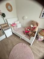 Peuterbed wit busunge meegroei IKEA 80x200, Ophalen, 70 tot 85 cm, 140 tot 160 cm, Zo goed als nieuw