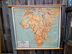 Vintage schoolplaat Afrika, Antiek en Kunst, Antiek | Schoolplaten, Ophalen of Verzenden, Aardrijkskunde