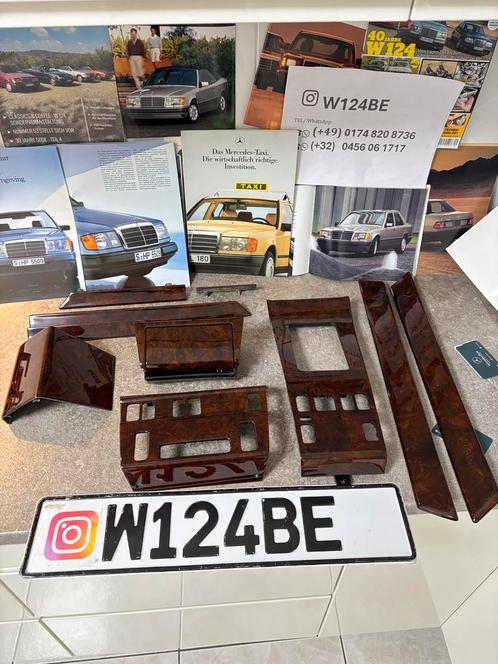 Mercedes W124 notenhout Zebrano middenconsole asbak e320, Auto-onderdelen, Klein materiaal, Nieuw, Ophalen of Verzenden
