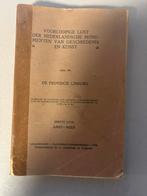 (D) 2 boeken,  Lijst Monumenten Limburg 1926 – Deel VIII, Antiek en Kunst, Verzenden