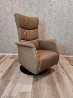 Prominent Wilson elektrische leren relax fauteuil, Minder dan 75 cm, Leer, Ophalen of Verzenden, Zo goed als nieuw