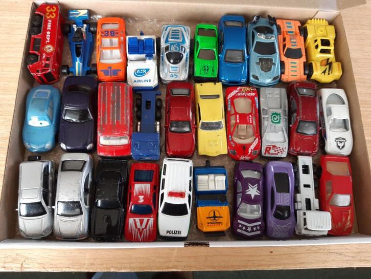 Brievenbusdoos 30x speelgoedautootjes Politie Brandweer Race, Kinderen en Baby's, Speelgoed | Speelgoedvoertuigen, Gebruikt, Ophalen of Verzenden