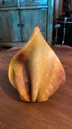 Bijenwas kaars decoratief vintage, Ophalen of Verzenden, Zo goed als nieuw, Overige materialen, Minder dan 25 cm