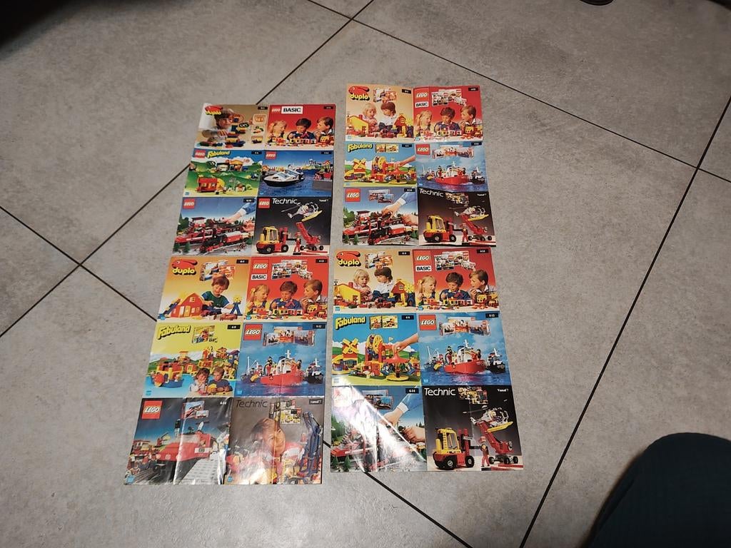 4 kleine lego reclame blaadjes. Uit 1985 ,86 en 87, Ophalen of Verzenden, Gebruikt