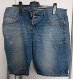 Blauwe jeans Bermuda maat 54, Kleding | Heren, Broeken en Pantalons, Maat 52/54 (L), Blauw, Ophalen of Verzenden, Angelo Litrico