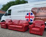 Chesterfield bankstel 3+1+1 origineel Engels met certificaat, Huis en Inrichting, Banken | Bankstellen, Ophalen, Gebruikt, 75 tot 100 cm