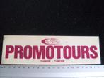ruit sticker promotours tunisie tunesie logo vintage, Verzenden, Zo goed als nieuw, Bedrijf of Vereniging