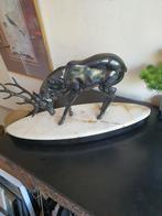 Samac Beeld Hert  43. 5 cm Lang, Antiek en Kunst, Ophalen of Verzenden